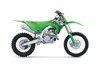 Profile angle of a motorcycle staged in a white studio background.
